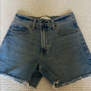 Abercrombie and Fitch Blue Denim Shorts